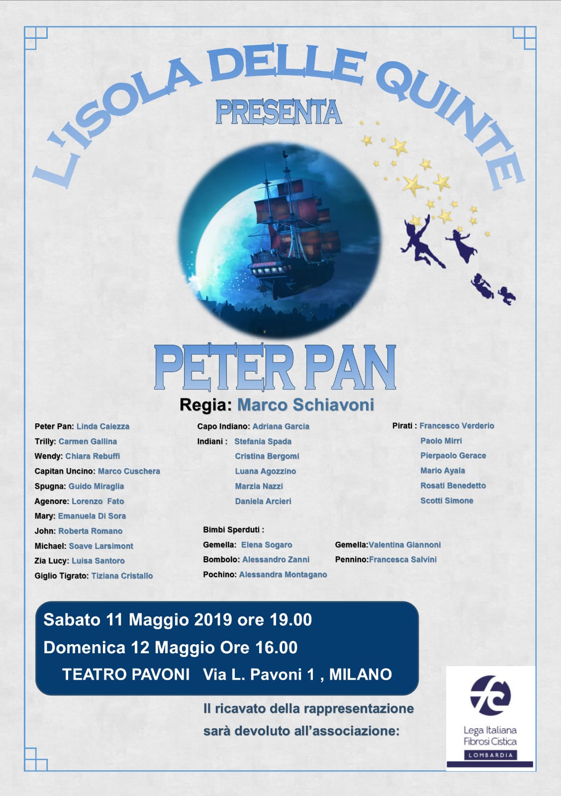 Peter Pan - teatro delle Quinte